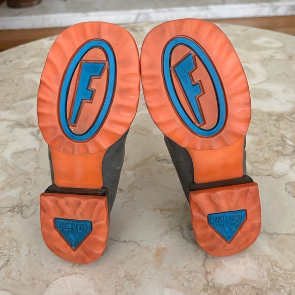 John Fluevog Unity Trina Leather Mary Jane Shoes Rare Vintage - Picture 12 of 13